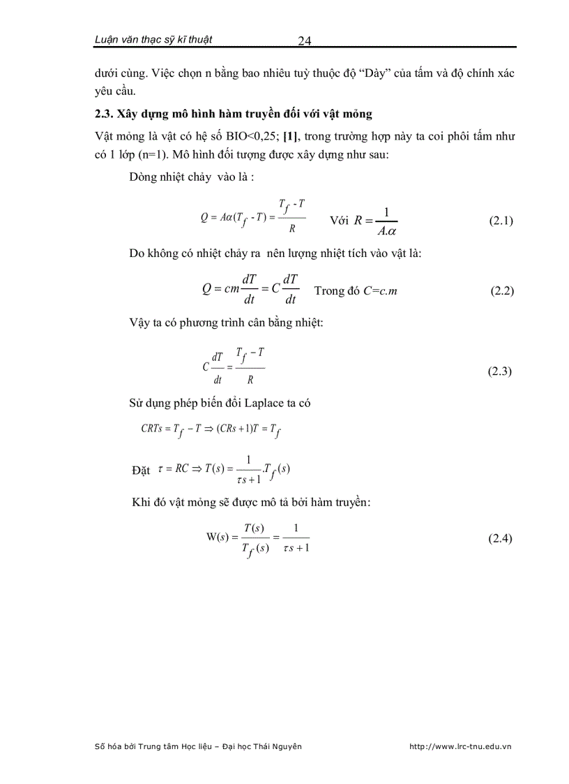 image for page Thiết kế bộ quan sát và điều khiển nhiệt độ trong phôi tấm