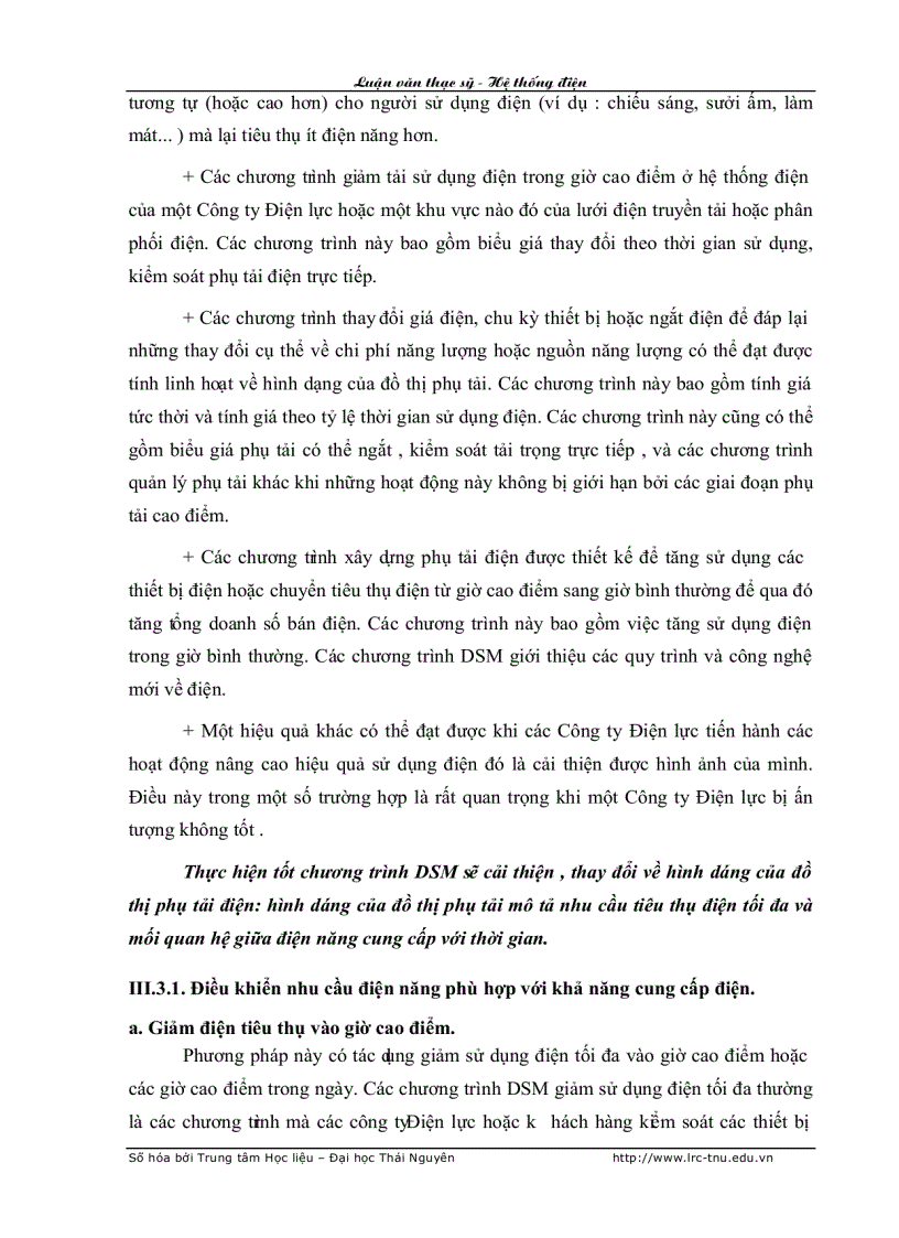 image for page Nghiên cứu và ứng dụng chương trình DSM vào điều khiển quản lý nhu cầu điện năng cho thành phố Thái Nguyên