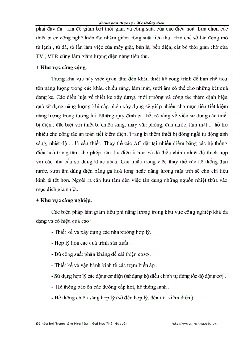 image for page Nghiên cứu và ứng dụng chương trình DSM vào điều khiển quản lý nhu cầu điện năng cho thành phố Thái Nguyên