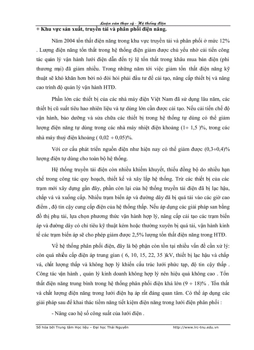 image for page Nghiên cứu và ứng dụng chương trình DSM vào điều khiển quản lý nhu cầu điện năng cho thành phố Thái Nguyên