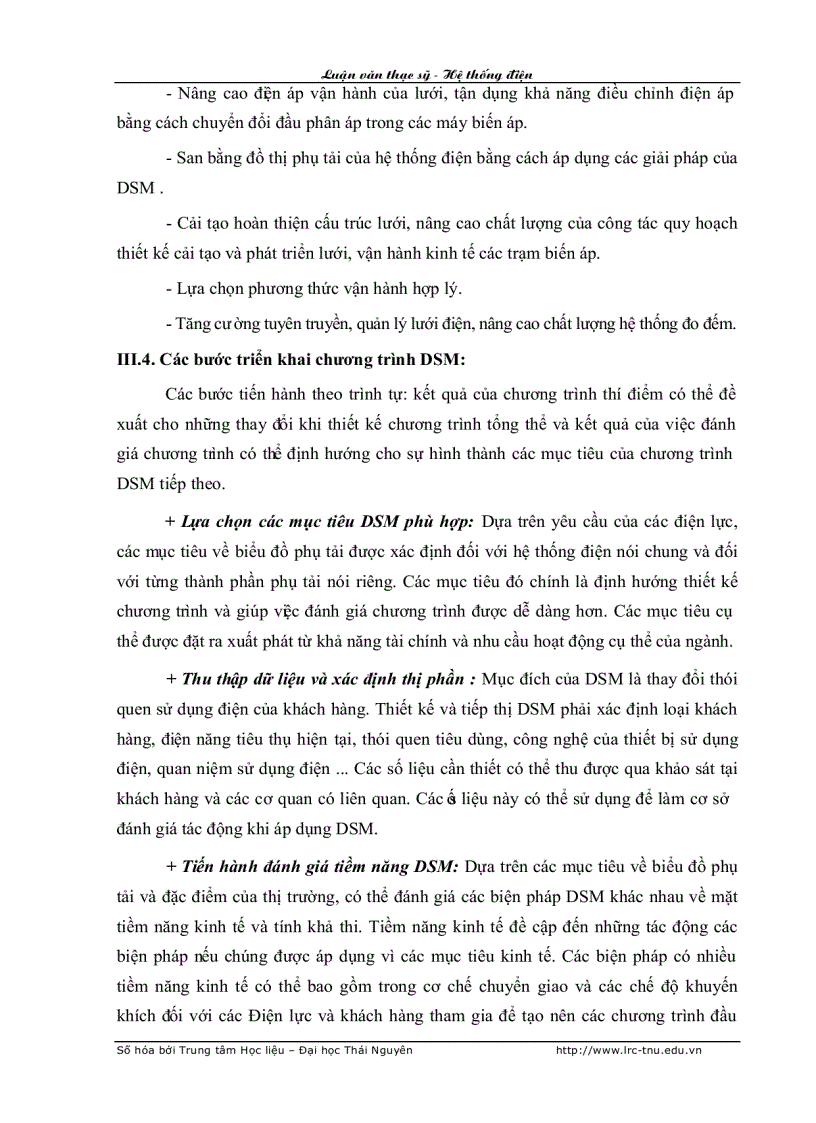 image for page Nghiên cứu và ứng dụng chương trình DSM vào điều khiển quản lý nhu cầu điện năng cho thành phố Thái Nguyên
