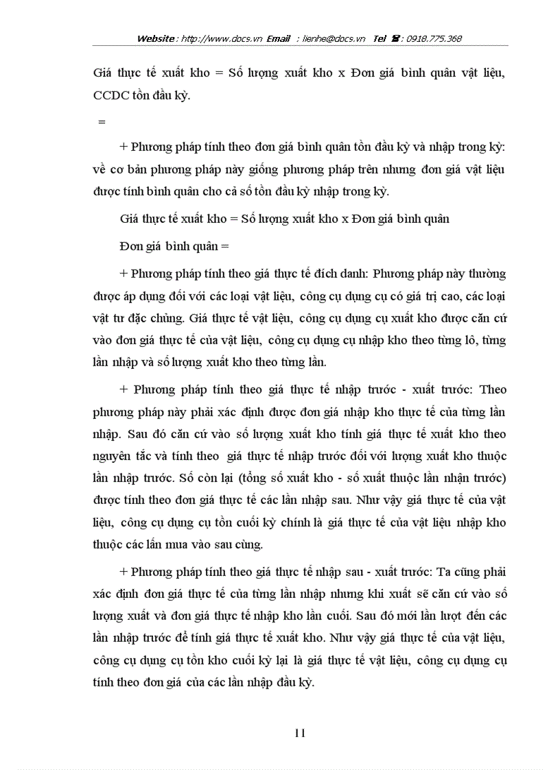 image for page Tổ chức công tác kế toán nguyên vật liệu công cụ dụng cụ ở công ty xây dựng số 34