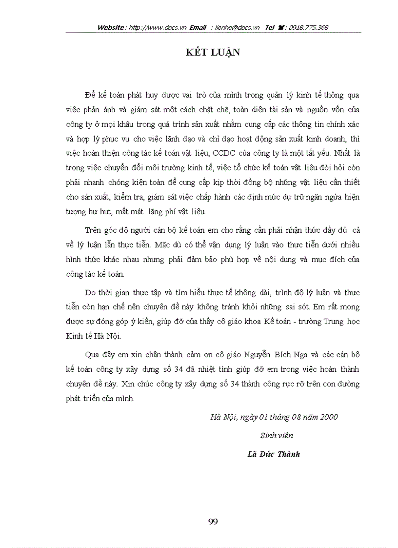 image for page Tổ chức công tác kế toán nguyên vật liệu công cụ dụng cụ ở công ty xây dựng số 34