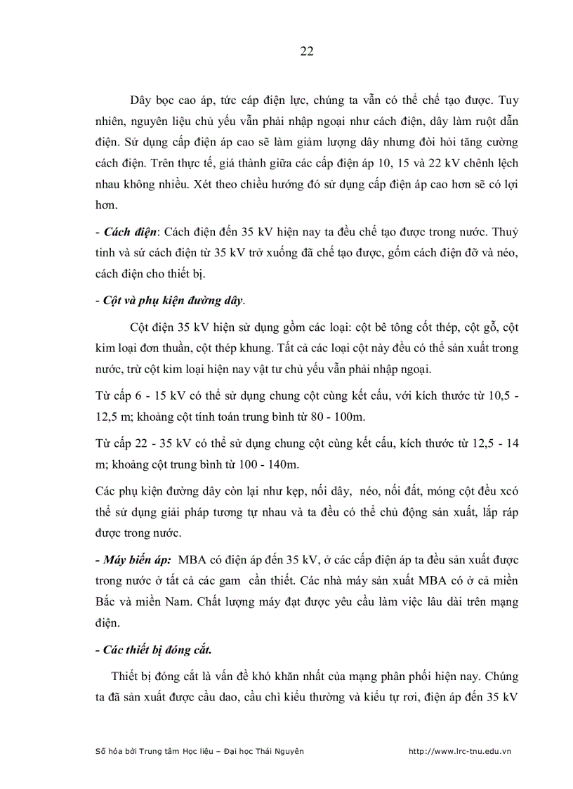 image for page Lựa chọn cấp điện áp tối ưu cho lưới cung cấp điện miền núi
