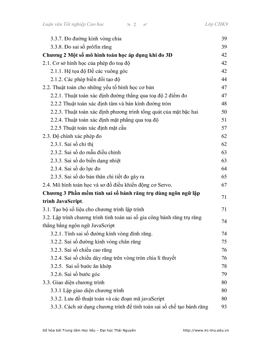 image for page Tự động hóa quá trình đo và đánh giá sai số chế tạo các thông số ăn khớp của bánh răng trụ trên máy đo tọa độ 3 chiều CMM544 MITUTOYO