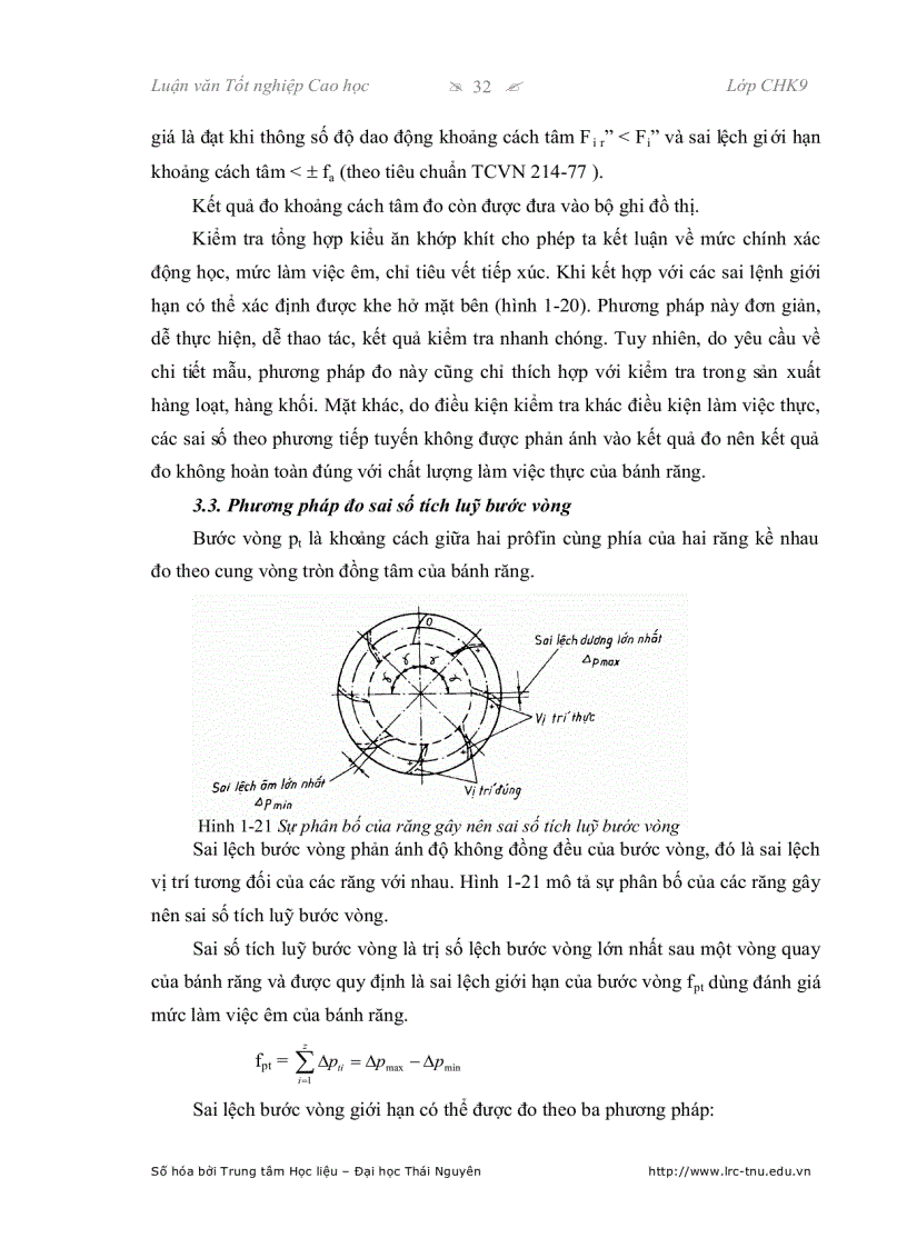 image for page Tự động hóa quá trình đo và đánh giá sai số chế tạo các thông số ăn khớp của bánh răng trụ trên máy đo tọa độ 3 chiều CMM544 MITUTOYO