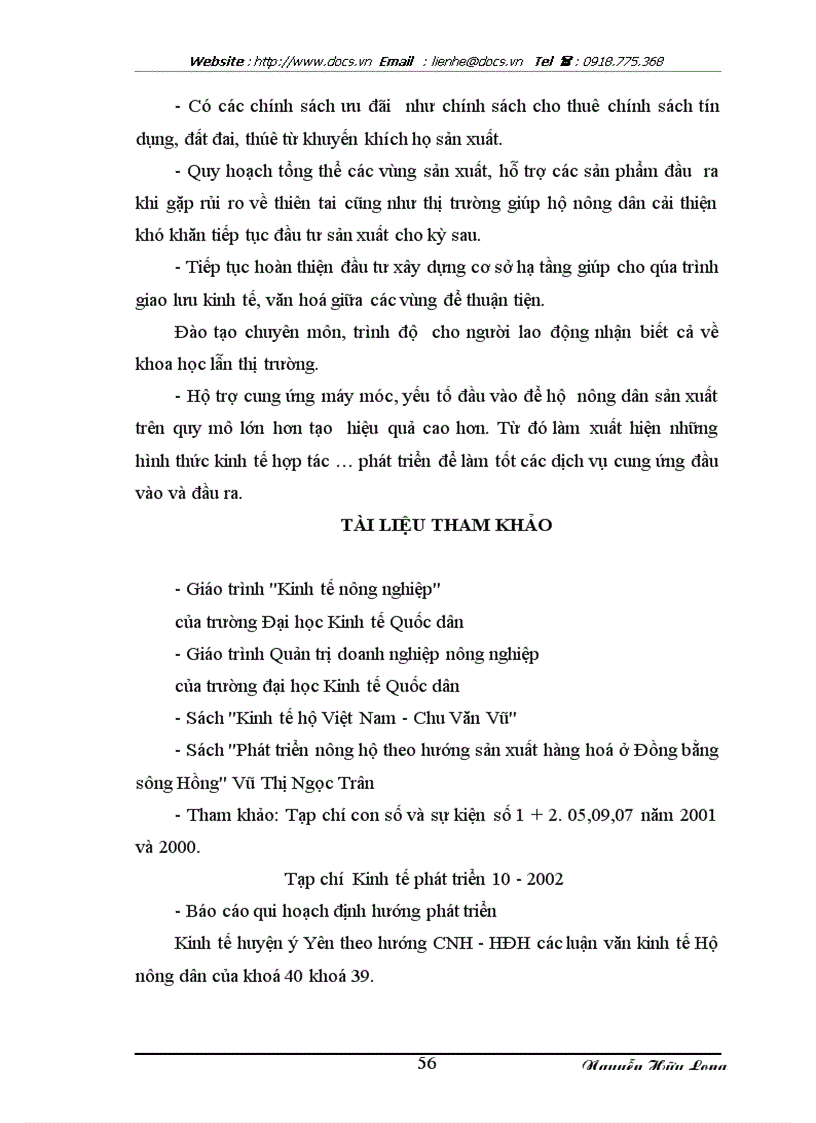 image for page Một số giải pháp phát triển kinh tế hộ nông dân huyện Ý Yên Nam Định