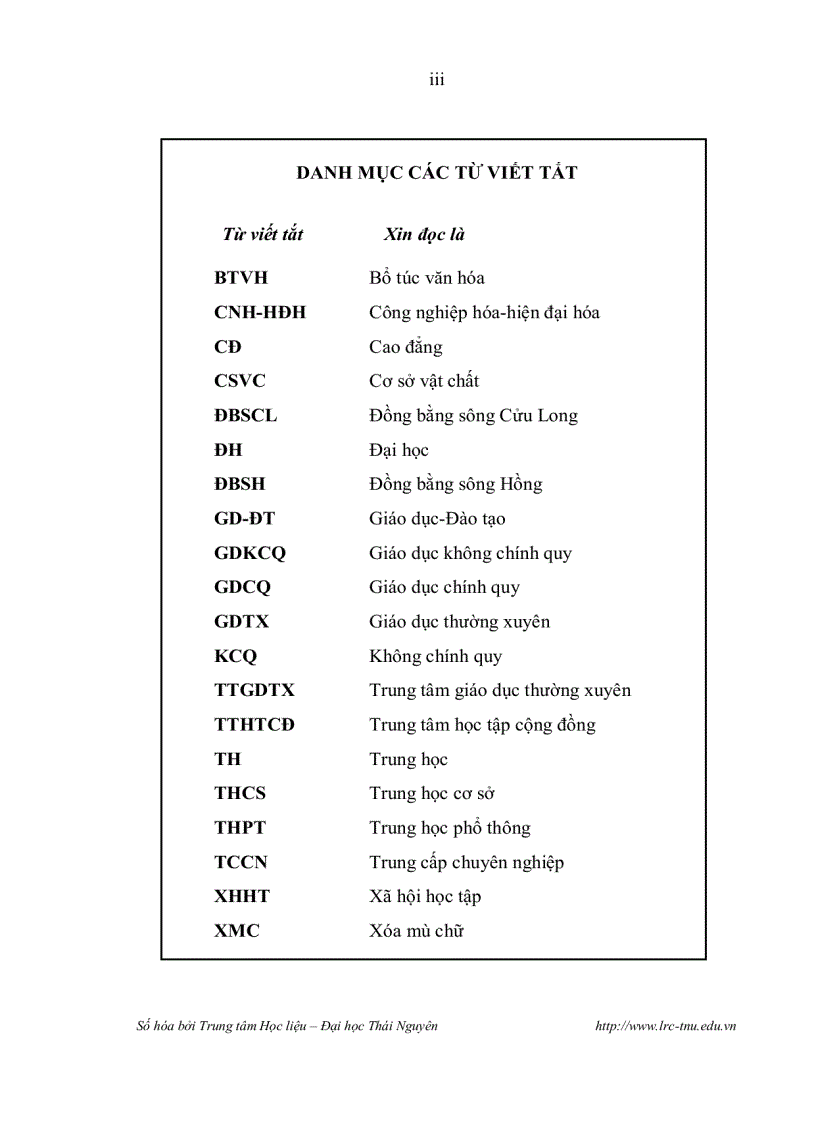 image for page Biện pháp đào tạo hệ Đại học tại các Trung tâm Giáo dục thường xuyên cấp Tỉnh khu vực Đồng bằng sông Cửu Long