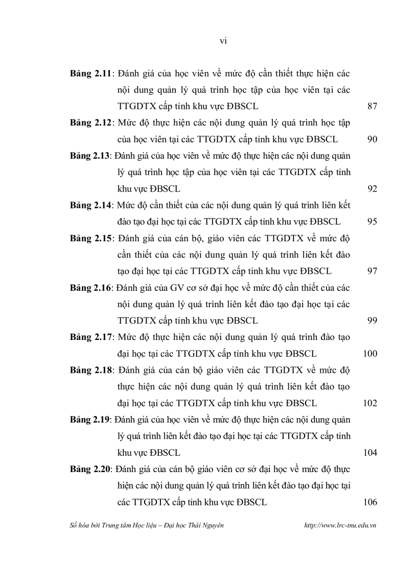 image for page Biện pháp đào tạo hệ Đại học tại các Trung tâm Giáo dục thường xuyên cấp Tỉnh khu vực Đồng bằng sông Cửu Long