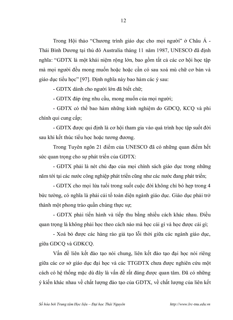 image for page Biện pháp đào tạo hệ Đại học tại các Trung tâm Giáo dục thường xuyên cấp Tỉnh khu vực Đồng bằng sông Cửu Long