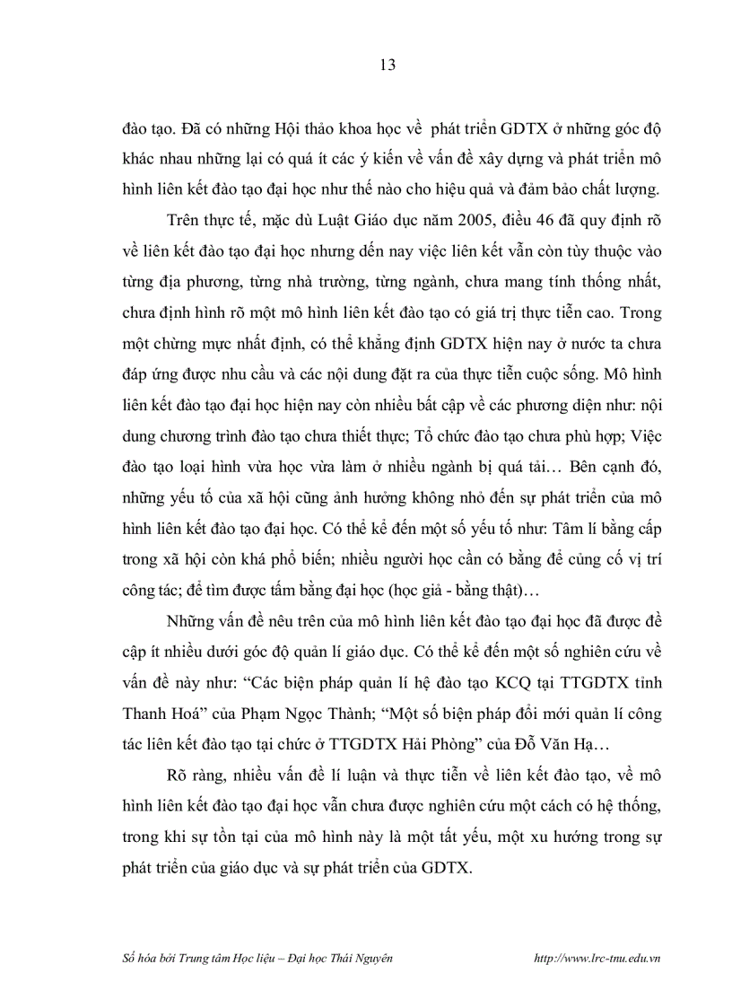 image for page Biện pháp đào tạo hệ Đại học tại các Trung tâm Giáo dục thường xuyên cấp Tỉnh khu vực Đồng bằng sông Cửu Long