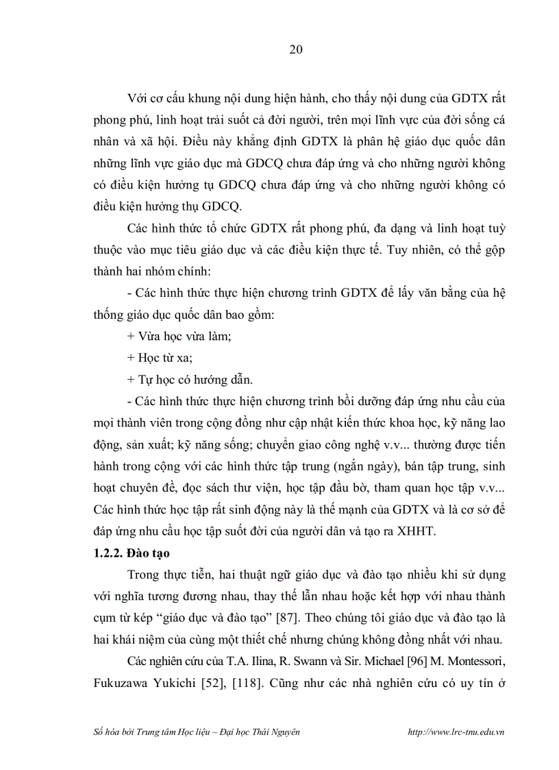 image for page Biện pháp đào tạo hệ Đại học tại các Trung tâm Giáo dục thường xuyên cấp Tỉnh khu vực Đồng bằng sông Cửu Long