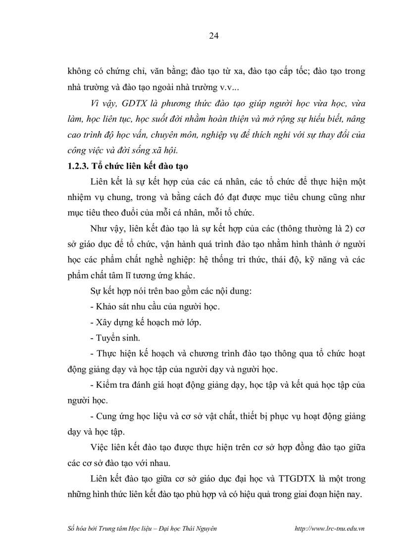 image for page Biện pháp đào tạo hệ Đại học tại các Trung tâm Giáo dục thường xuyên cấp Tỉnh khu vực Đồng bằng sông Cửu Long