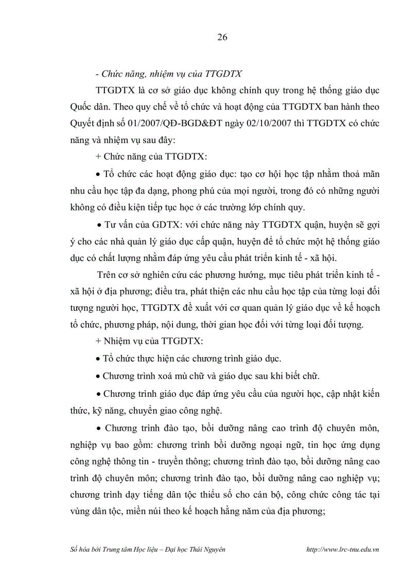 image for page Biện pháp đào tạo hệ Đại học tại các Trung tâm Giáo dục thường xuyên cấp Tỉnh khu vực Đồng bằng sông Cửu Long