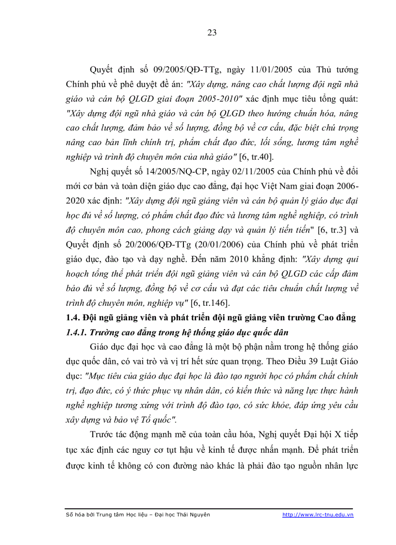 image for page Biện pháp phát triển đội ngũ giảng viên trường Cao đẳng kinh tế kỹ thuật thuộc Đại học Thái Nguyên