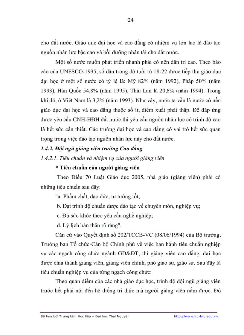 image for page Biện pháp phát triển đội ngũ giảng viên trường Cao đẳng kinh tế kỹ thuật thuộc Đại học Thái Nguyên