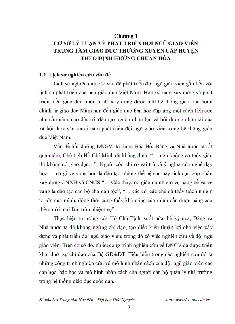 image for page Biện pháp phát triển đội ngũ Giáo viên các Trung tâm Giào dục thường xuyên cấp Huyện tỉnh Thái Nguyên theo định hướng chuẩn hóa