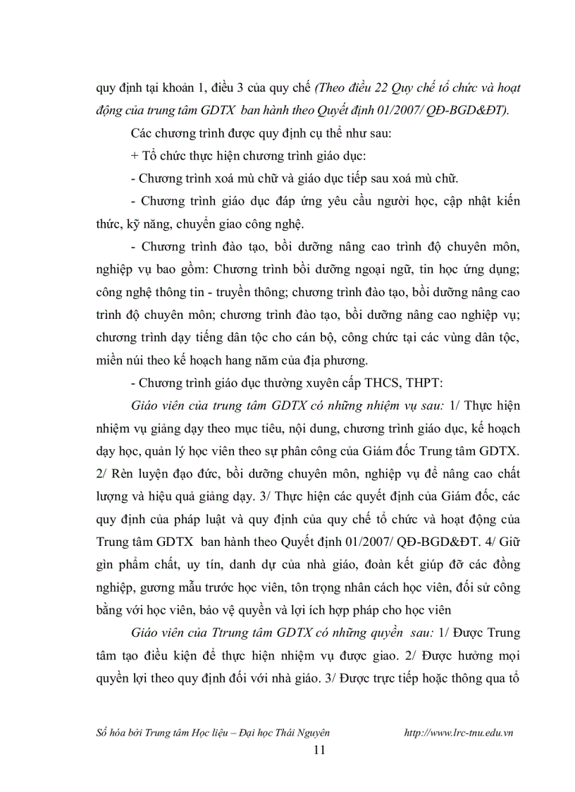 image for page Biện pháp phát triển đội ngũ Giáo viên các Trung tâm Giào dục thường xuyên cấp Huyện tỉnh Thái Nguyên theo định hướng chuẩn hóa