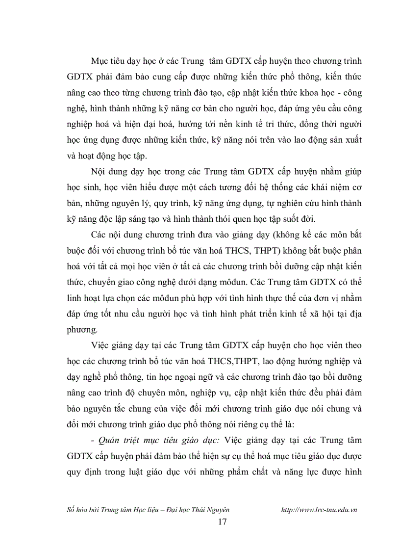 image for page Biện pháp phát triển đội ngũ Giáo viên các Trung tâm Giào dục thường xuyên cấp Huyện tỉnh Thái Nguyên theo định hướng chuẩn hóa