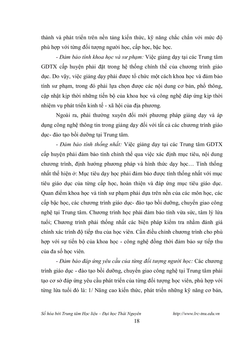 image for page Biện pháp phát triển đội ngũ Giáo viên các Trung tâm Giào dục thường xuyên cấp Huyện tỉnh Thái Nguyên theo định hướng chuẩn hóa