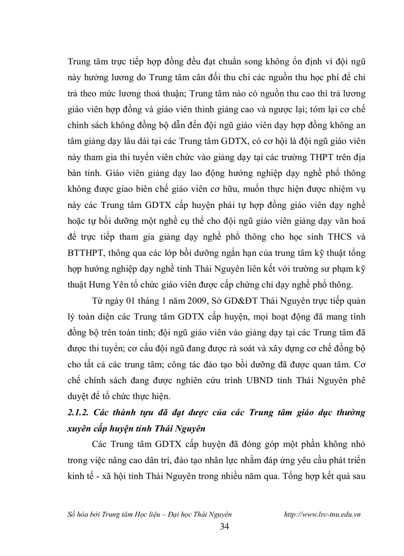 image for page Biện pháp phát triển đội ngũ Giáo viên các Trung tâm Giào dục thường xuyên cấp Huyện tỉnh Thái Nguyên theo định hướng chuẩn hóa