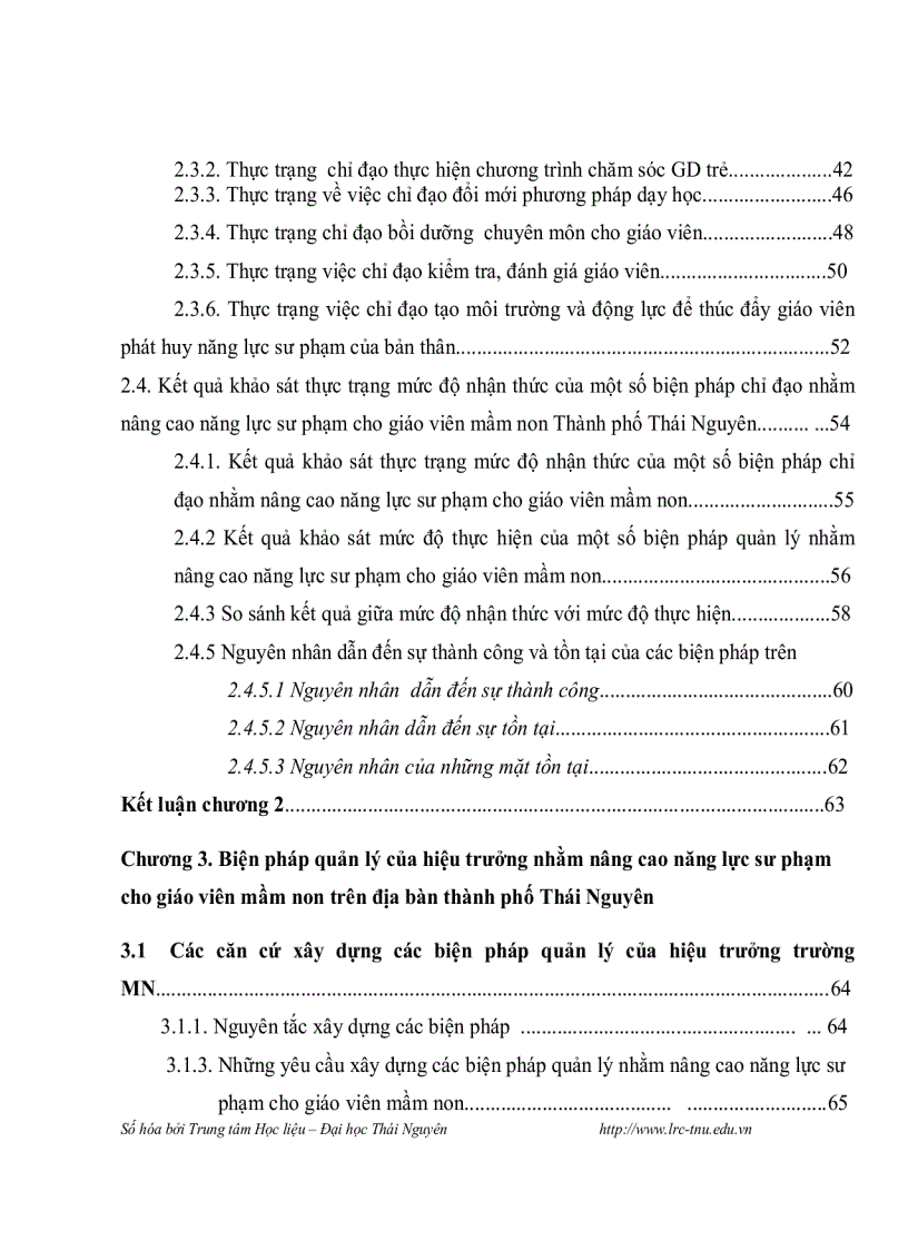 image for page Biện pháp quản lý của Hiệu trưởng nhằm nâng cao năng lực sư phạm cho Giáo viên mầm non thành phố Thái Nguyên