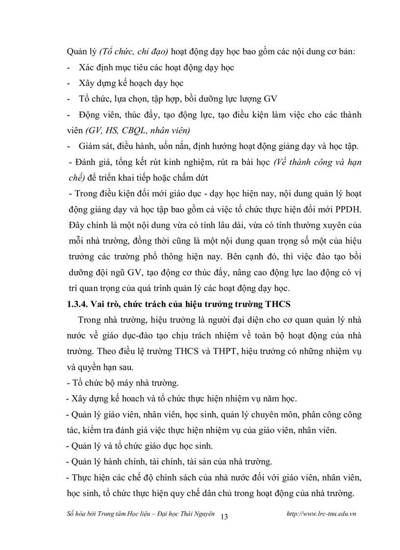 image for page Biện pháp quản lý hoạt động dạy học theo định hướng đổi mới Phương pháp dạy học ở các trường THCS huyện Ninh Giang tỉnh Hải Dương