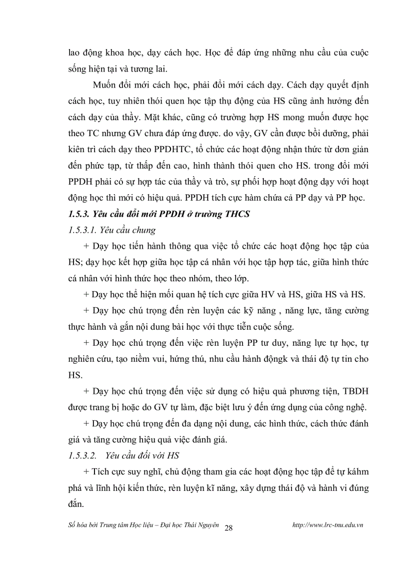 image for page Biện pháp quản lý hoạt động dạy học theo định hướng đổi mới Phương pháp dạy học ở các trường THCS huyện Ninh Giang tỉnh Hải Dương