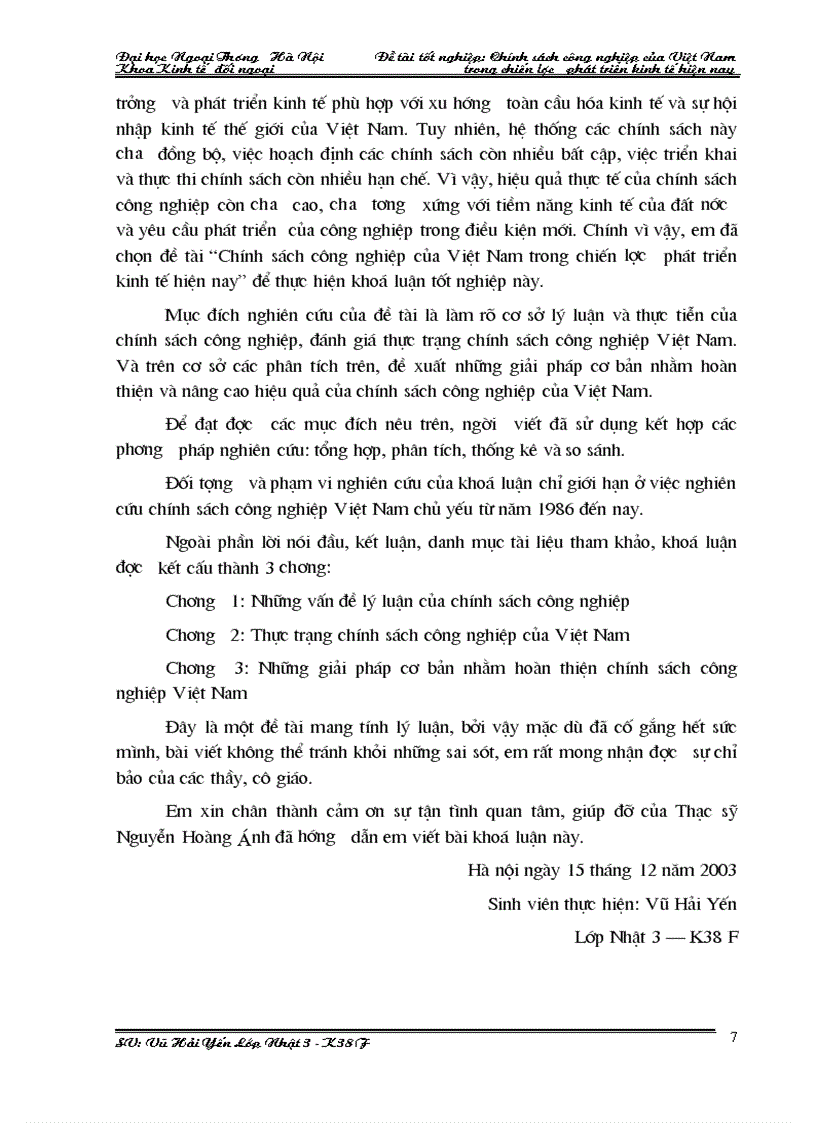 image for page Chính sách công nghiệp của việt nam trong chiến lược phát triển kinh tế hiện nay