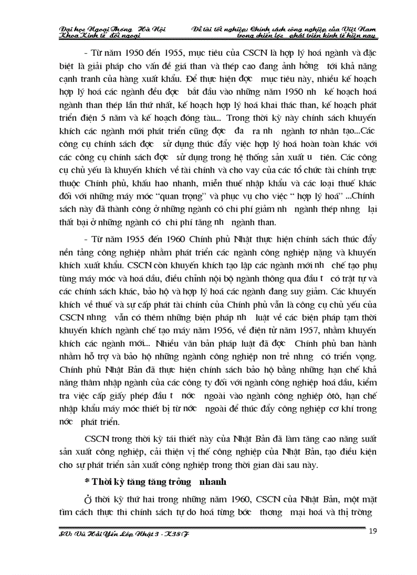 image for page Chính sách công nghiệp của việt nam trong chiến lược phát triển kinh tế hiện nay