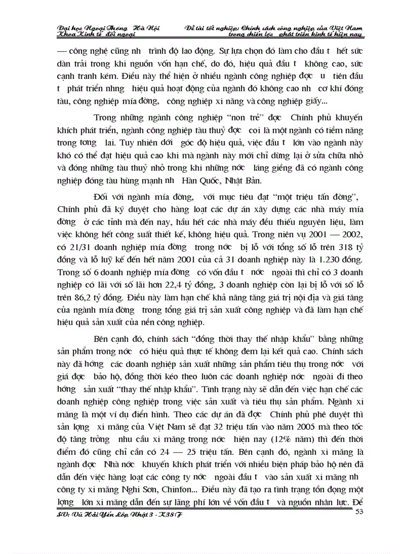 image for page Chính sách công nghiệp của việt nam trong chiến lược phát triển kinh tế hiện nay