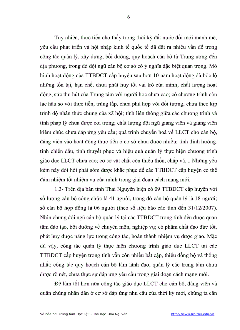 image for page Biện pháp quản lý thực hiện chương trình giáo dục lý luận chính trị tại các trung tâm bồi dưỡng chính trị cấp huyện tỉnh Thái Nguyên