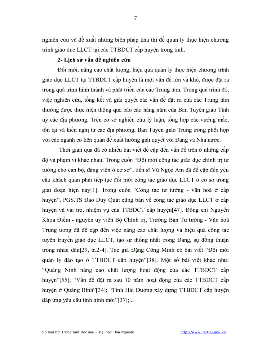 image for page Biện pháp quản lý thực hiện chương trình giáo dục lý luận chính trị tại các trung tâm bồi dưỡng chính trị cấp huyện tỉnh Thái Nguyên