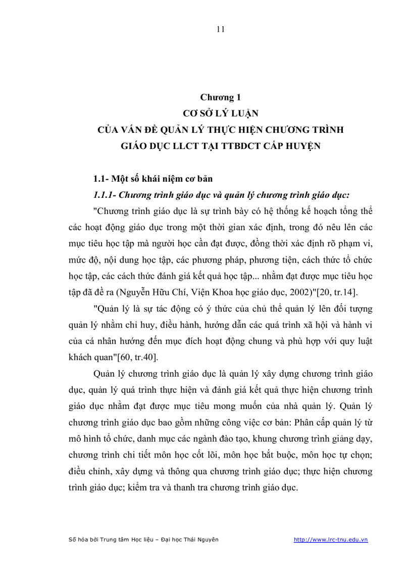 image for page Biện pháp quản lý thực hiện chương trình giáo dục lý luận chính trị tại các trung tâm bồi dưỡng chính trị cấp huyện tỉnh Thái Nguyên