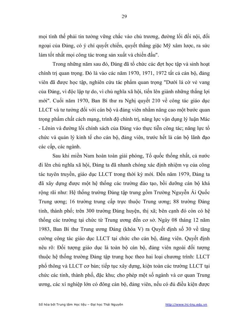 image for page Biện pháp quản lý thực hiện chương trình giáo dục lý luận chính trị tại các trung tâm bồi dưỡng chính trị cấp huyện tỉnh Thái Nguyên