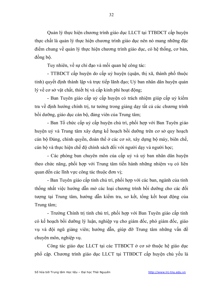 image for page Biện pháp quản lý thực hiện chương trình giáo dục lý luận chính trị tại các trung tâm bồi dưỡng chính trị cấp huyện tỉnh Thái Nguyên