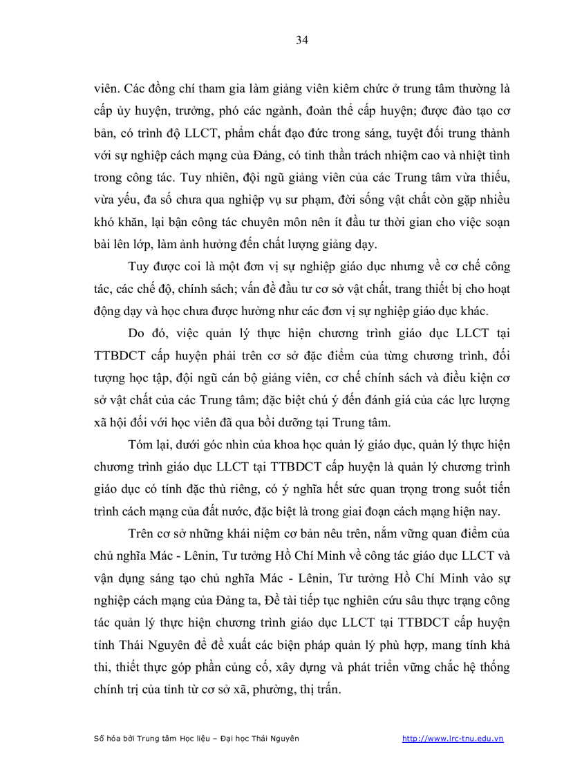 image for page Biện pháp quản lý thực hiện chương trình giáo dục lý luận chính trị tại các trung tâm bồi dưỡng chính trị cấp huyện tỉnh Thái Nguyên