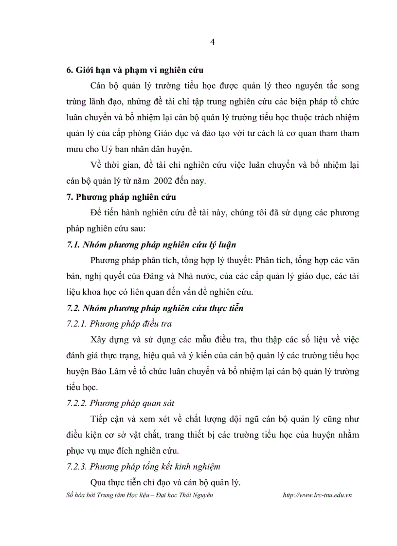 image for page Biện pháp tổ chức luân chuyển và bổ nhiệm lại cán bộ quản lý trường tiểu học huyện Bảo Lâm tỉnh Cao bằng