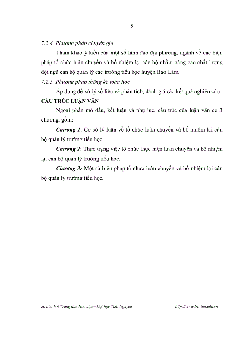 image for page Biện pháp tổ chức luân chuyển và bổ nhiệm lại cán bộ quản lý trường tiểu học huyện Bảo Lâm tỉnh Cao bằng