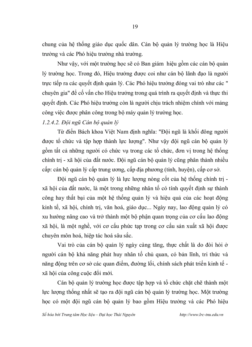 image for page Biện pháp tổ chức luân chuyển và bổ nhiệm lại cán bộ quản lý trường tiểu học huyện Bảo Lâm tỉnh Cao bằng