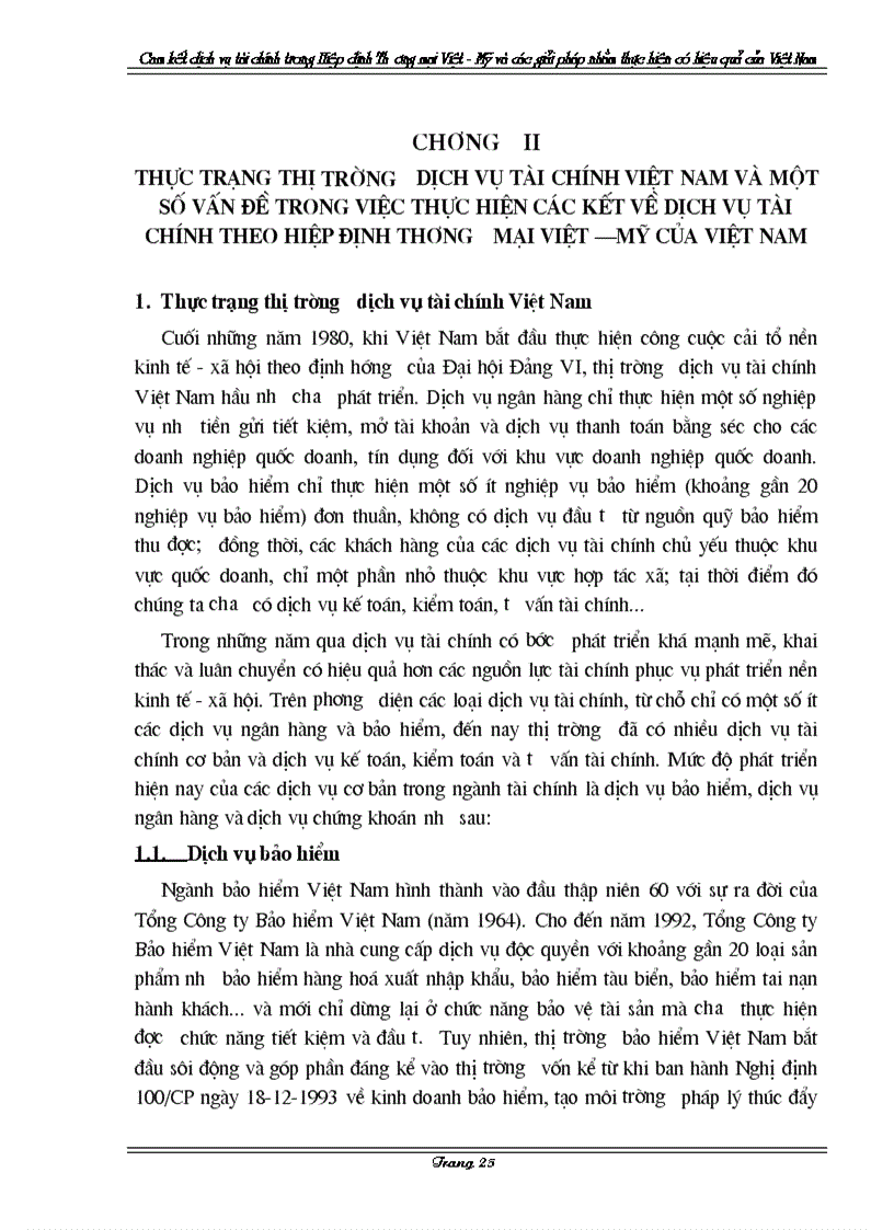 image for page Cam kết về dịch vụ tài chính trong Hiệp định Thương mại Việt Mỹ và các giải pháp nhằm thực hiện có hiệu quả của Việt Nam