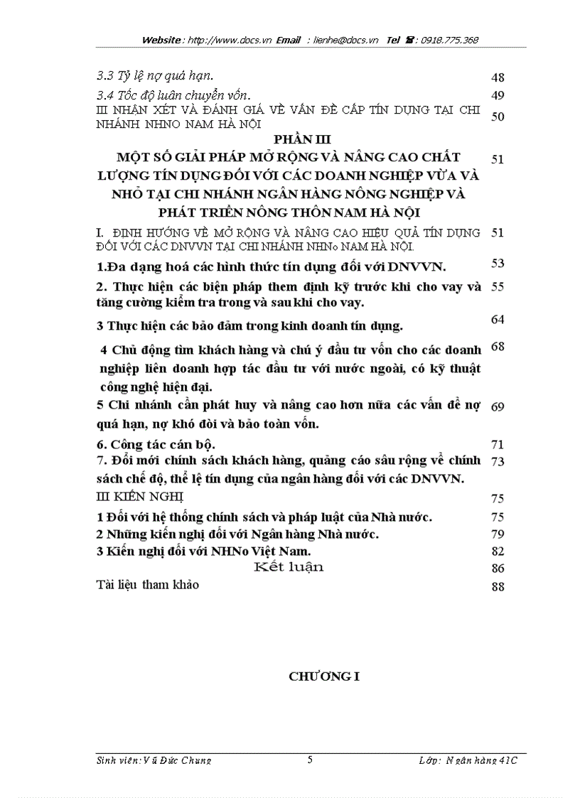 image for page Giải pháp nâng cao chất lượng tín dụng đối với các doanh nghiệp vừa và nhỏ tại chi nhánh ngân hàng nông nghiệp và phát triển nông thôn Nam Hà Nội