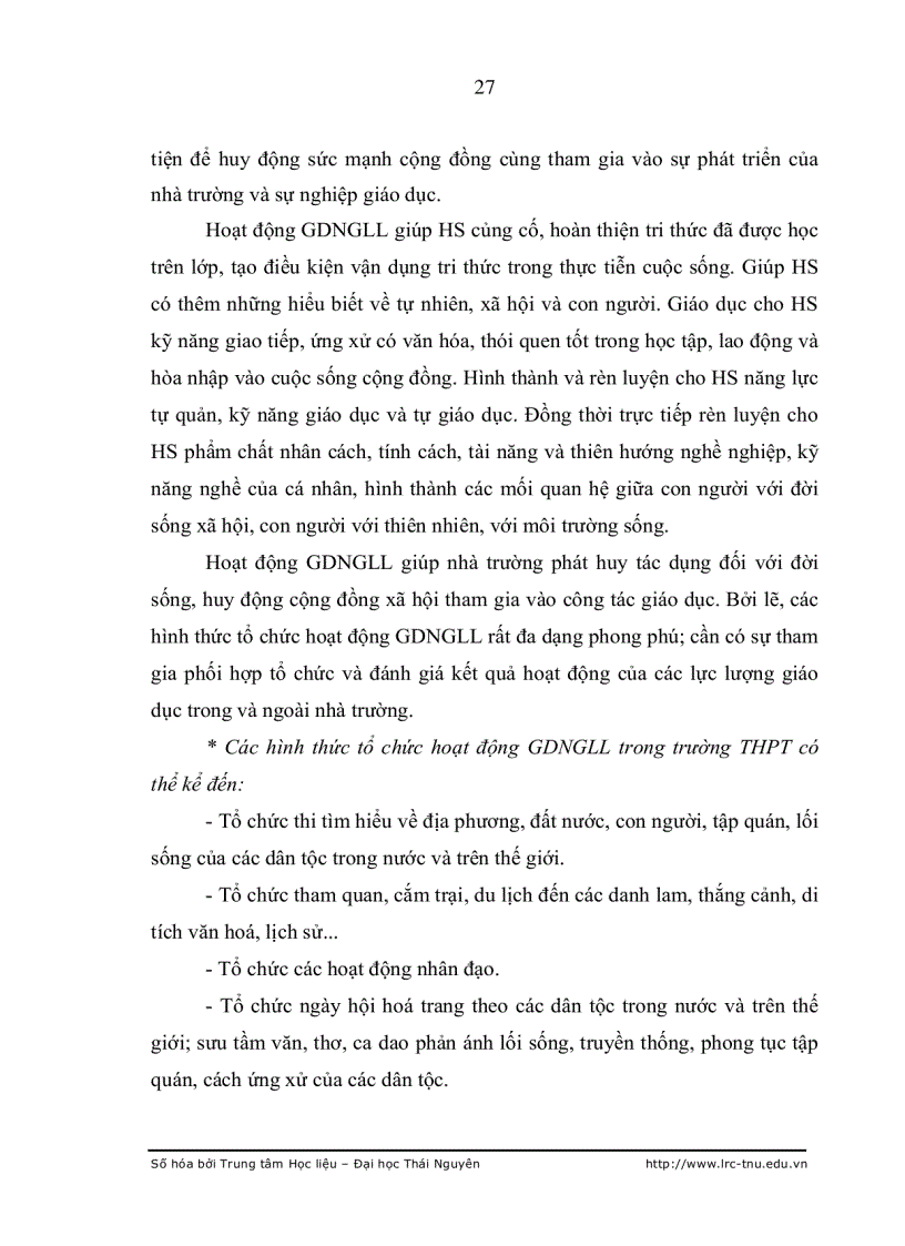 image for page Các biện pháp quản lý thực hiện chương trình hoạt động giáo dục ngoài giờ lên lớp ở trường THPT Đại Từ Thái Nguyên