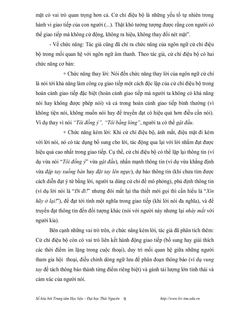 image for page Các phương tiện giao tiếp phi ngôn ngữ được sử dụng trong một số tiểu thuyết và truyện ngắn Việt Nam hiện đại