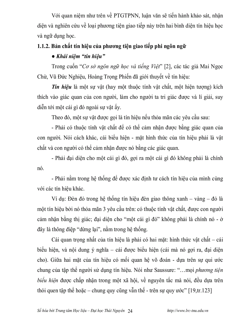 image for page Các phương tiện giao tiếp phi ngôn ngữ được sử dụng trong một số tiểu thuyết và truyện ngắn Việt Nam hiện đại