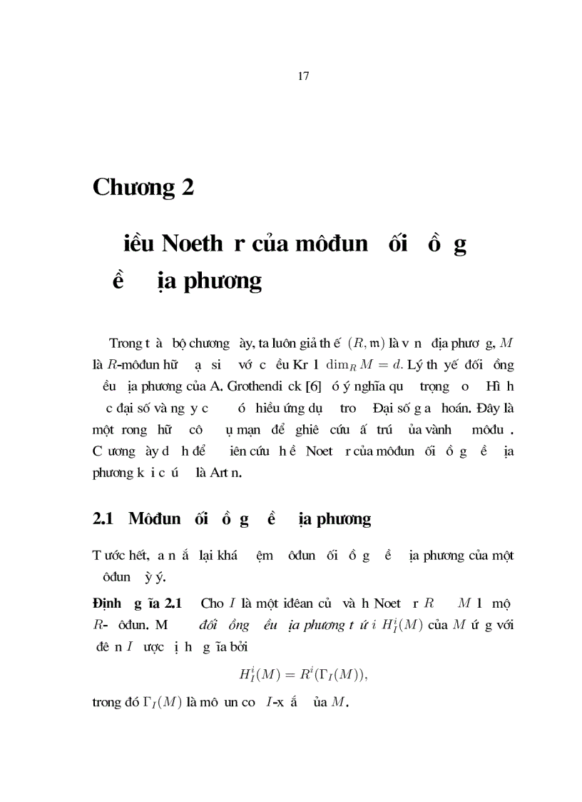image for page Chiều NOETHER của môdun ARTIN