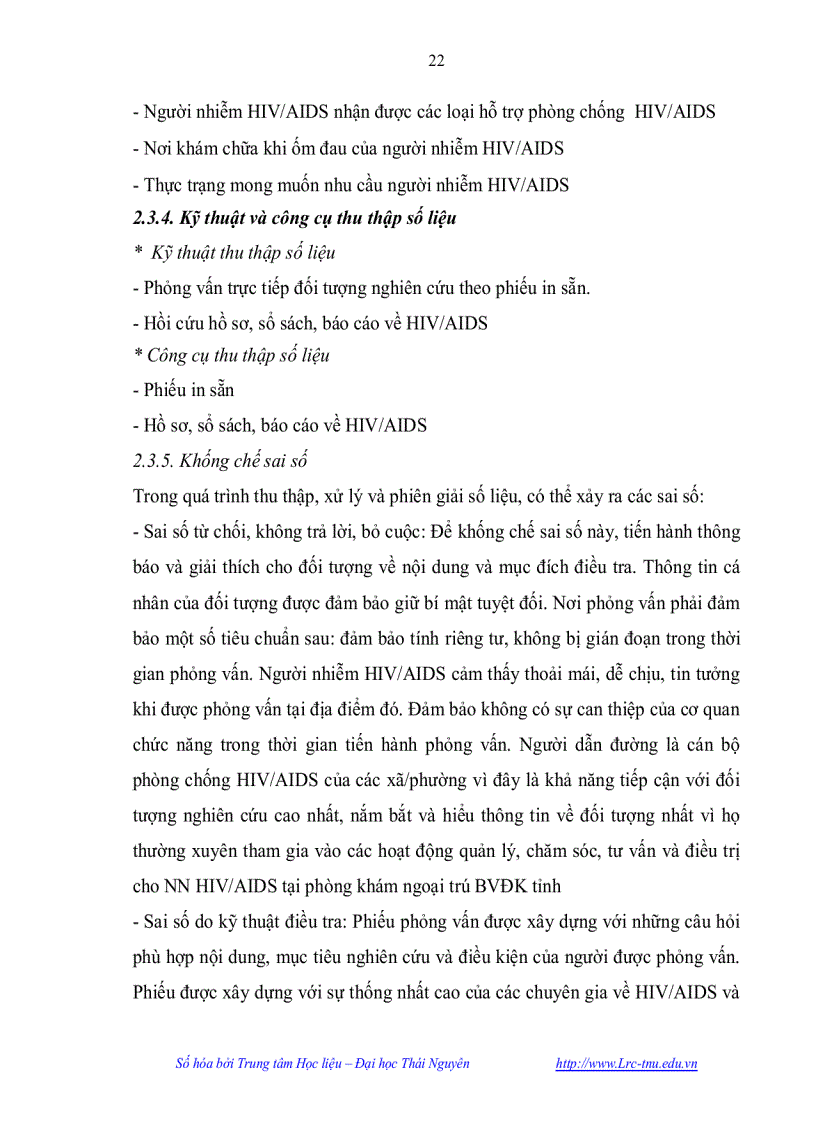 image for page Đặc điểm lây nhiễm ở người nhiễm HIV AIDS và sự quan tâm chăm sóc hỗ trợ điều trị của cộng đồng tại phòng khám ngoại trú bệnh viện Đa khoa tỉnh Bắc