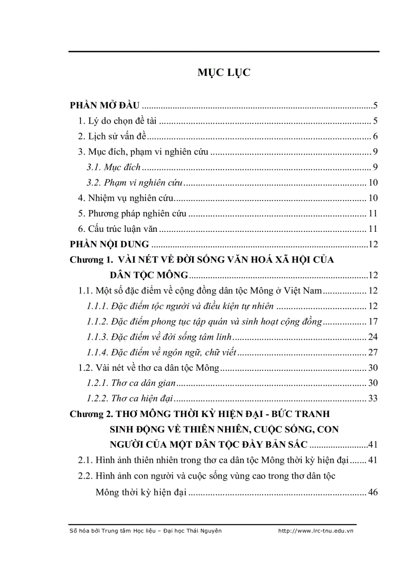 image for page Một số đặc điểm của thơ ca dân tộc mông thời kỳ hiện đại từ 1945 đến nay