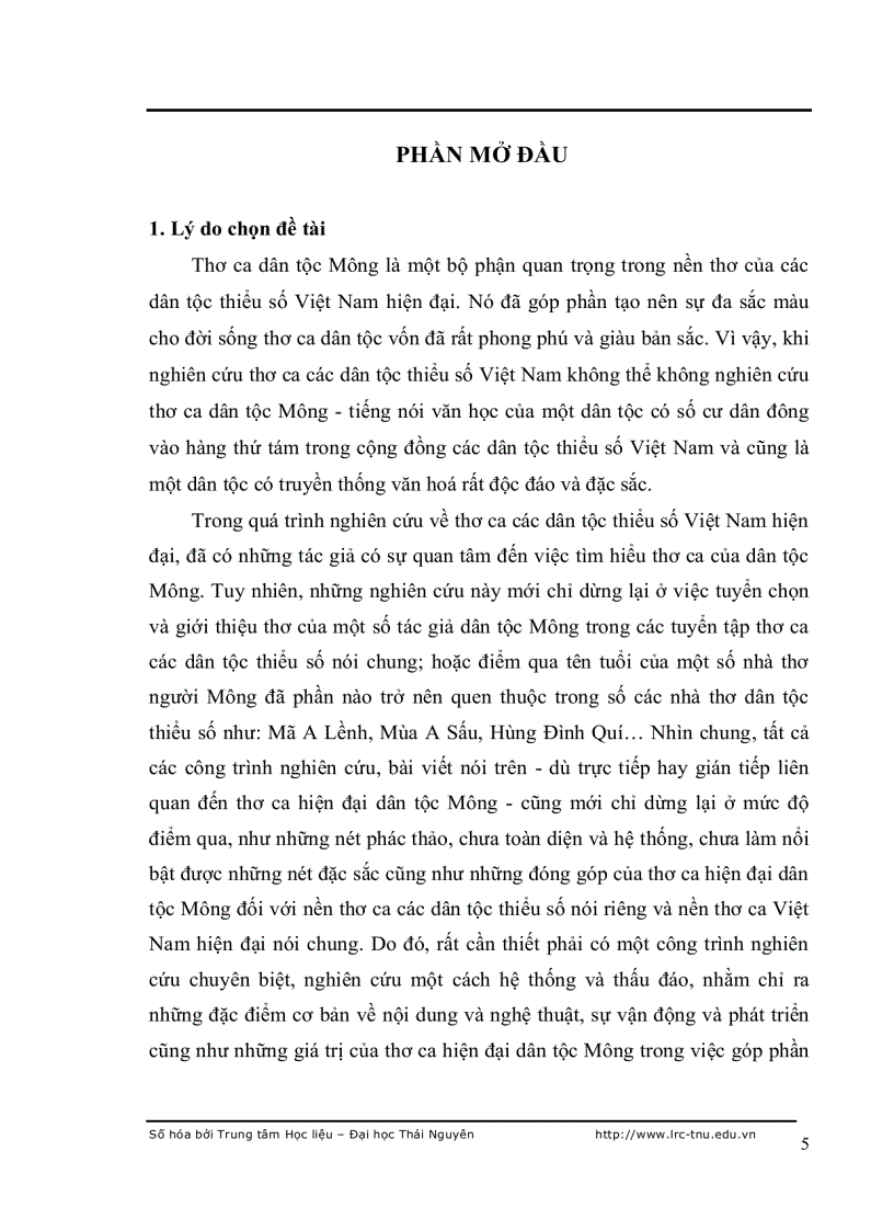 image for page Một số đặc điểm của thơ ca dân tộc mông thời kỳ hiện đại từ 1945 đến nay