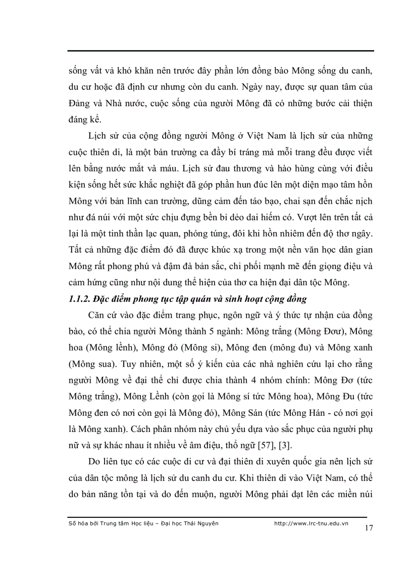 image for page Một số đặc điểm của thơ ca dân tộc mông thời kỳ hiện đại từ 1945 đến nay